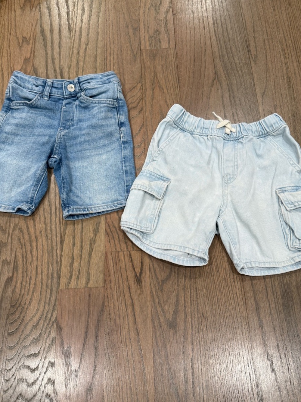 H&M Light Blue & Washed Denim Kids Shorts Duo